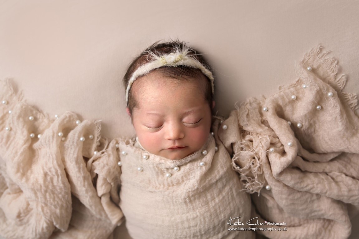 Neutral colours - newborn photography Milton Keynes - Kate Eden Photography 