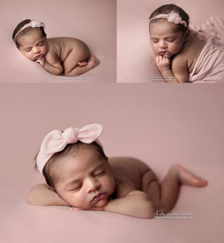 Baby in pink - Milton Keynes newborn photographer - Kate Eden Photography
